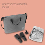 Poussette bébé 3 en 1 Zelia S Trio avec siège auto i-Size pliable inclinable jusqu'à 22 kg sac à langer et accessoires