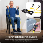 Elektrisches Fußmassagegerät MotionCiser Fit mit Gehsimulation, Vibration und Wärmetherapie, 10 Vibrationsstufen, 5 Wärmestufen, inkl. Fernbedienung