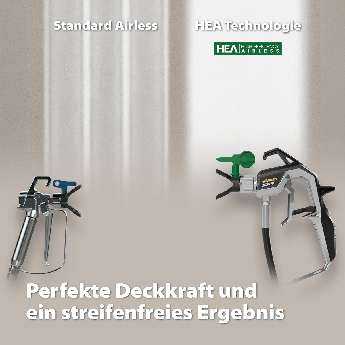 Airless Farbsprühsystem Control Pro 250 M mit 110 bar Druck und 9 m Schlauch für Wandfarben, Lacke und Lasuren