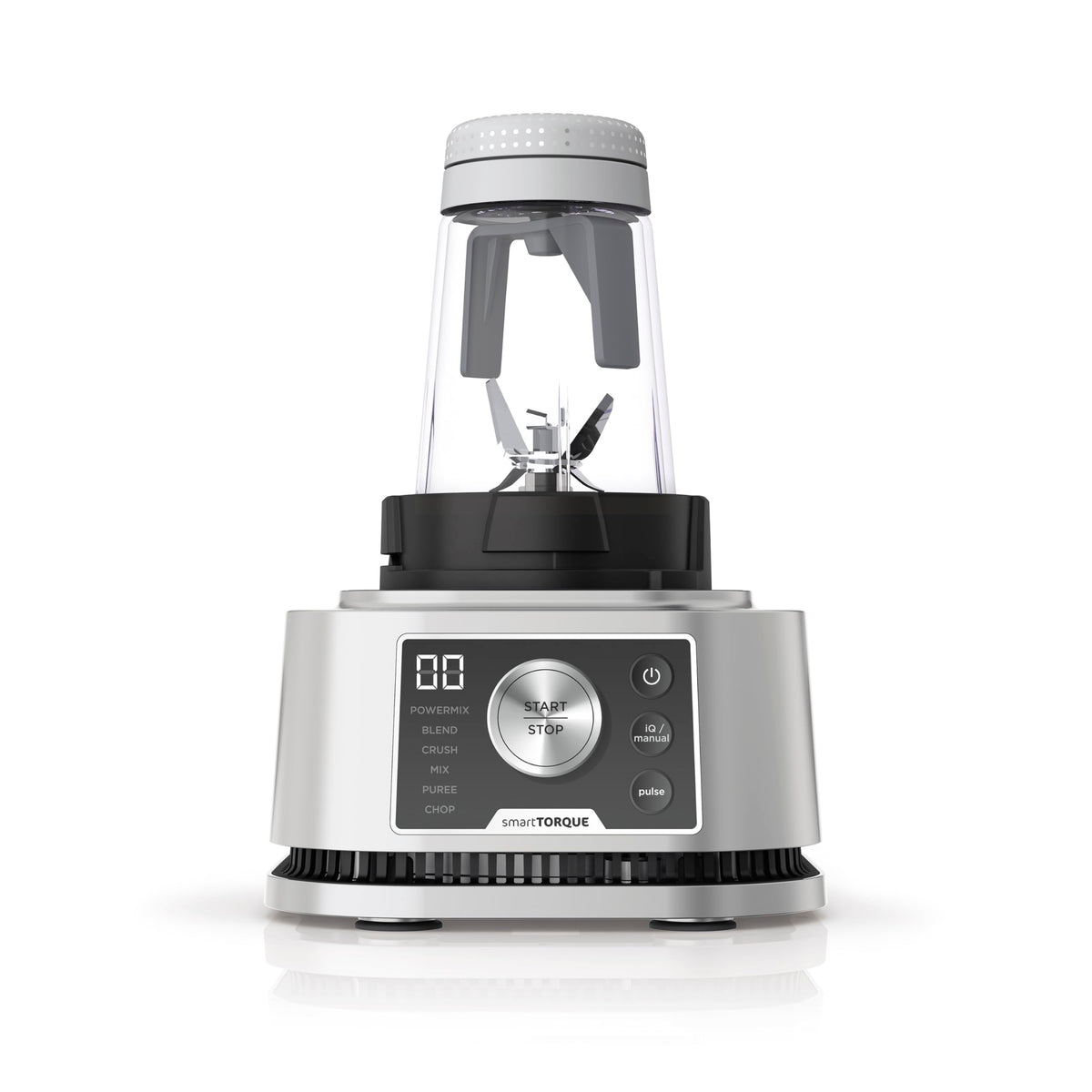 3-in-1 Mixer und Smoothie Maker mit 1200 W Motor, 700 ml Becher, 400 ml Bowl, 2,1 L Krug und 6 Automatikprogrammen