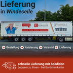 Nestro Hartholzbriketts aus Buche und Eiche, 960 kg Palette, Ø 70-90 mm, 5,2 kWh/kg