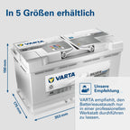 AGM Autobatterie 95Ah 850A 12V 353x175x190mm mit 6 Zellen SAE-Klemme für fahrzeugspezifische Anwendungen