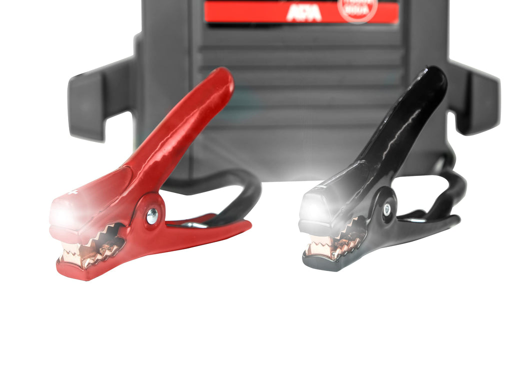 Power Pack 12/24 V Starthilfe 900 A mit Lithium-Ionen-Akku Überladungsschutz Ladezustandsanzeige und Tragegriff