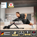 Hyperextension Rückentrainer für Zuhause, klappbar BRT150 mit 6-fach verstellbarer Polsterschiene und 130 kg Belastbarkeit