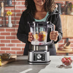 3-in-1 Mixer und Smoothie Maker mit 1200 W Motor, 700 ml Becher, 400 ml Bowl, 2,1 L Krug und 6 Automatikprogrammen