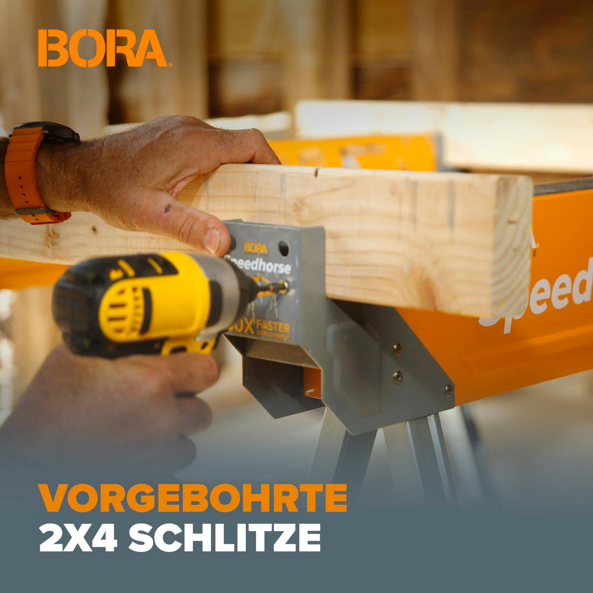 Arbeitsböcke höhenverstellbar 2er Set Speedhorse XT PM-4550T, klappbar bis 91 cm, 680 kg pro Bock