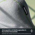 Ergonomisches Nackenkissen Recovery Pillow Plus 60x40 cm, höhenverstellbar 6–13 cm aus Memory Foam für Seiten-, Rücken- und Bauchschläfer mit
