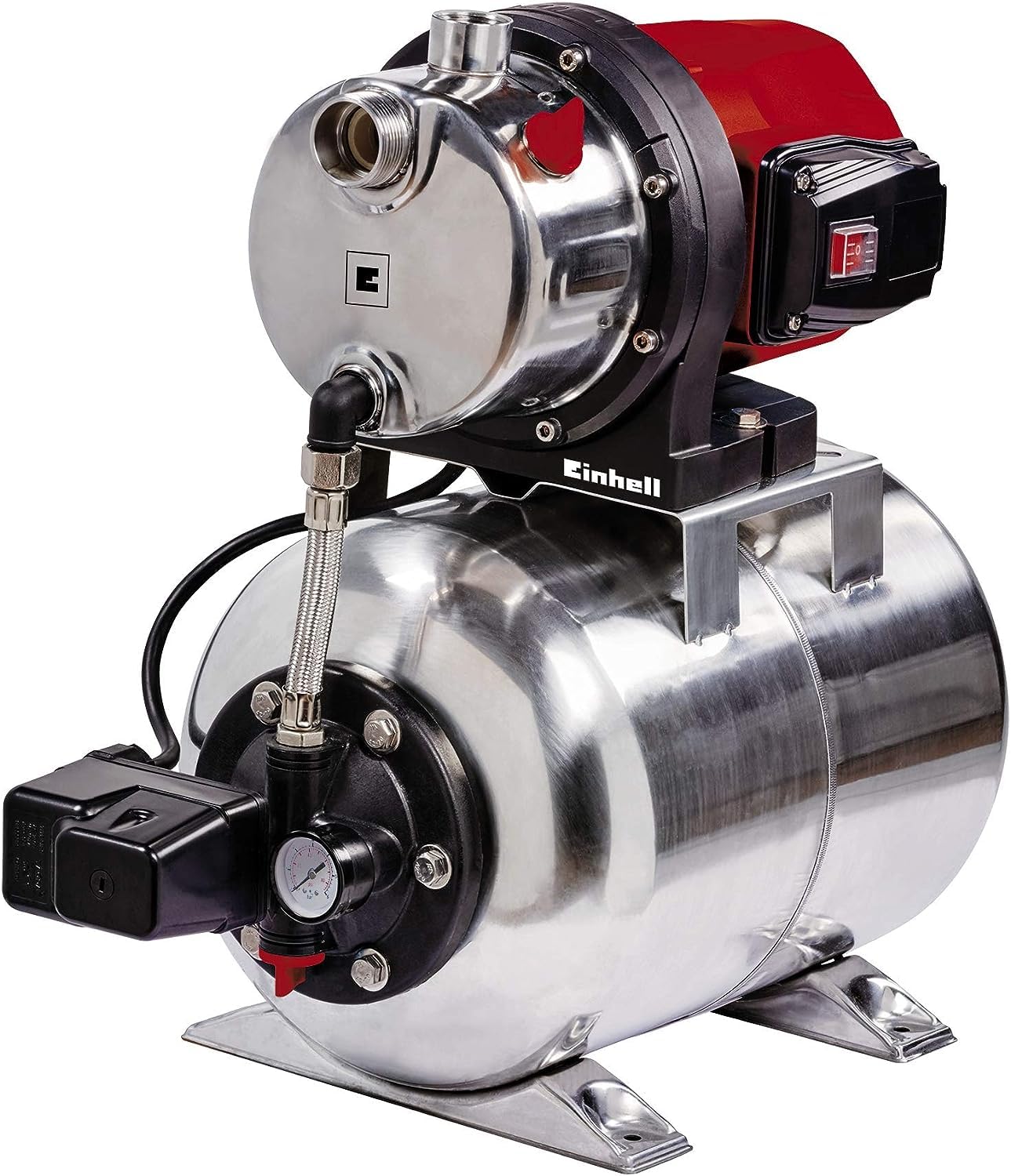 Groupe de surpression GC-WW 1250 NN pompe à eau 1200 W cuve 20 L débit 5000 L/h hauteur de refoulement 50 m pression 5 bar