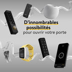 Serrure intelligente Smart Lock Ultra avec Bluetooth WiFi et Matter cylindre universel contrôle à distance et déverrouillage automatique