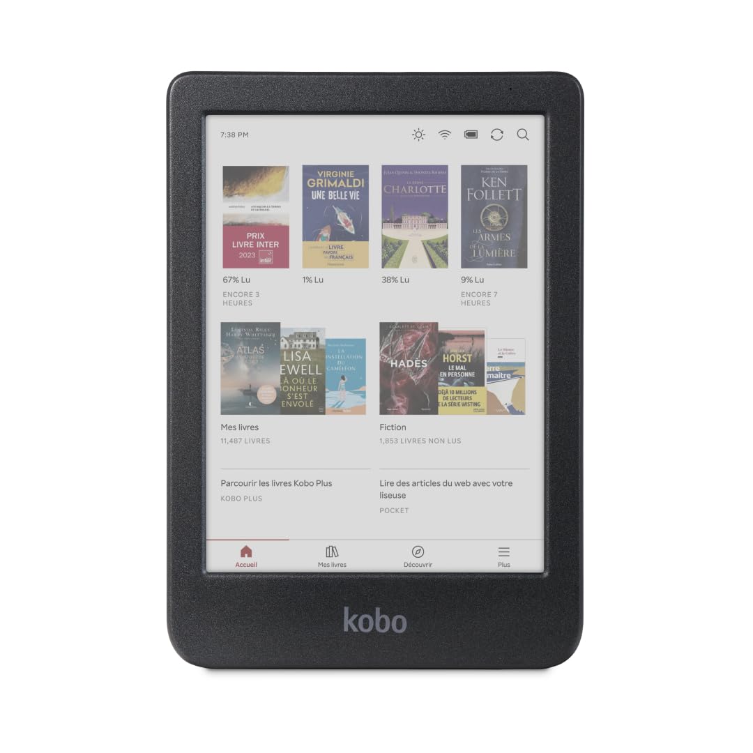 Liseuse eBook couleur Clara Colour écran E Ink Kaleido 3 6 pouces étanche avec stockage 16 Go