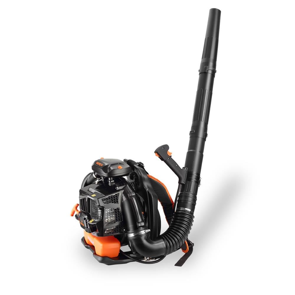Benzin-Rucksack-Laubbläser FX-LBP165T 65,1 cm³ 334 km/h 102,2 dB mit Tragegurt Rückenpolsterung 50:1