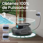 Robot de piscine sans fil Scuba SE pour nettoyage du fond avec autonomie 90 minutes stationnement automatique pour piscine hors sol jusqu'à 80 m²