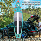 Planche SUP gonflable 330 x 76 x 15 cm avec siège kayak pagaie réglable 3 ailerons support caméra charge 150 kg
