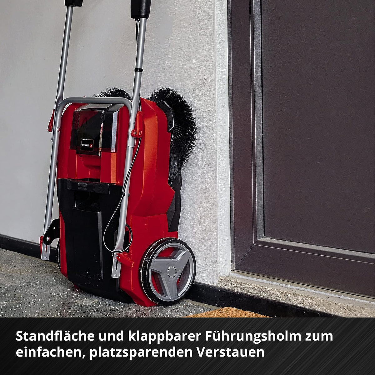 Akku-Kehrmaschine TE-SW 18/610 Li-Solo mit 610 mm Kehrbreite und 20 L Schmutzbehälter, ohne Akku und Ladegerät