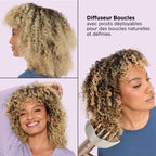 Air styler et sèche-cheveux FlexStyle HD446SLEU 5-en-1 avec boucleurs automatiques brosse plate brosse ovale diffuseur et concentrateur