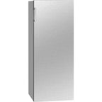 Kühlschrank ohne Gefrierfach 242 L, 143 cm hoch, Energieklasse E, 0 °C bis +8 °C, leise 40 dB, inox