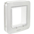 Chatière électronique pour chat et petit chien avec micropuce RFID ouverture sélective mode couvre-feu taille 178 x 170 mm