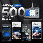 OBD2 Diagnosegerät ArtiDiag500 AD500 mit 4-System-Diagnose für Motor, ABS, SRS und Getriebe sowie 6 Servicefunktionen