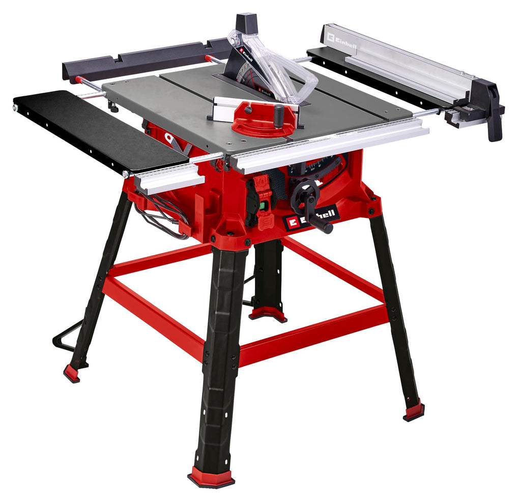 Scie circulaire sur table TC-TS 2225 U 2200 W avec lame Ø254 mm réglage hauteur 80 mm butée parallèle et coupe d'angle