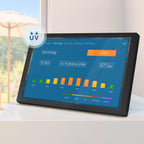 WLAN-Wetterstation wetteronline home 4 mit WetterRadar und 11-Zoll-Full-HD-Display, 14-Tage-Vorhersage und Unwetterwarnungen