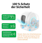 Selbstreinigende Katzentoilette Pura Max 2 mit 76 l und 7 l Abfallbehälter, XSecure Sicherheitssystem sowie App-Steuerung für mehrere Katzen