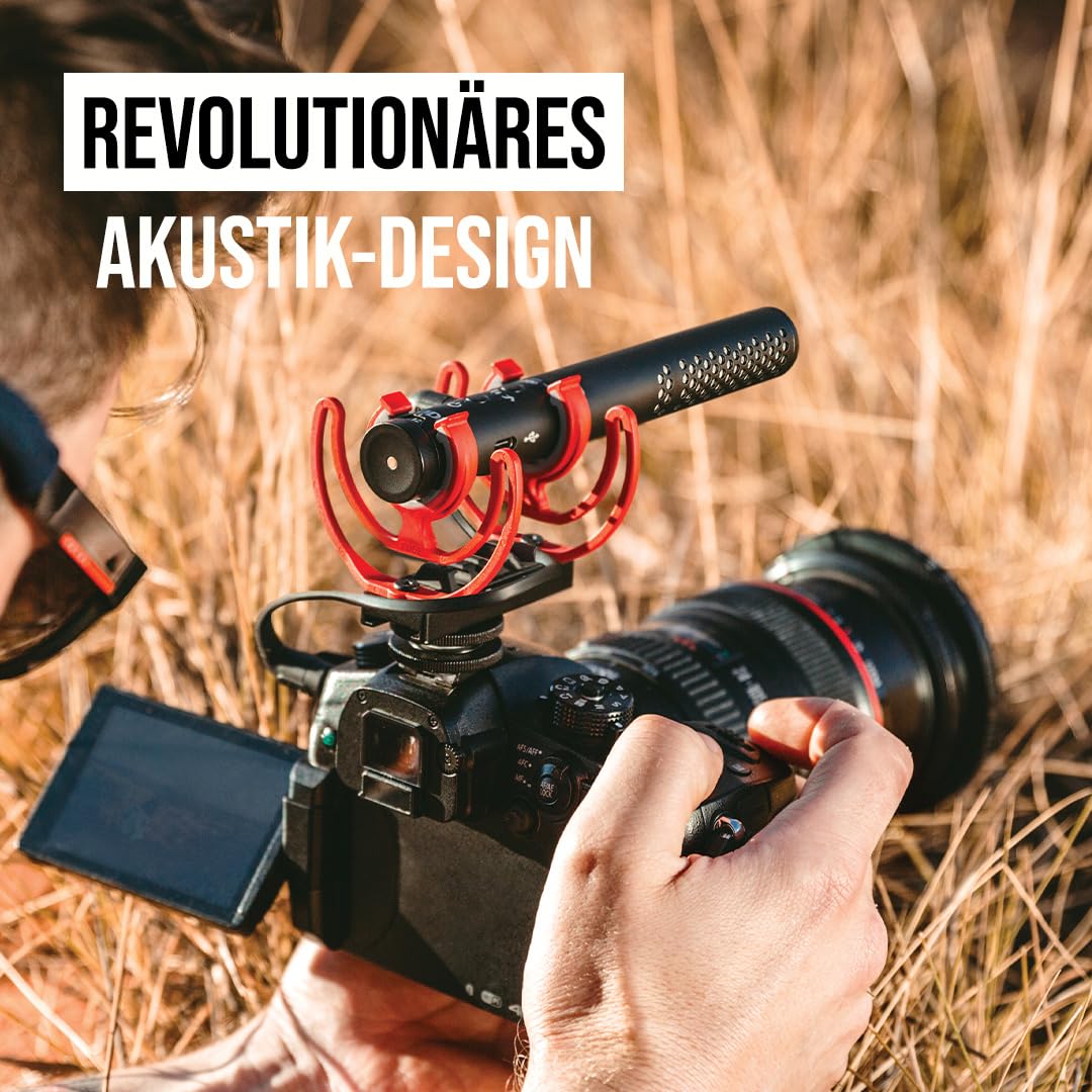 Richtrohrmikrofon VideoMic NTG mit USB-C und 3,5-mm-Anschluss, Superniere für Kamera, Smartphone und Computer
