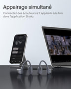 Casque à conduction osseuse OpenSwim Pro Bluetooth 5.4 IP68 avec stockage MP3 32 Go et autonomie 9 h