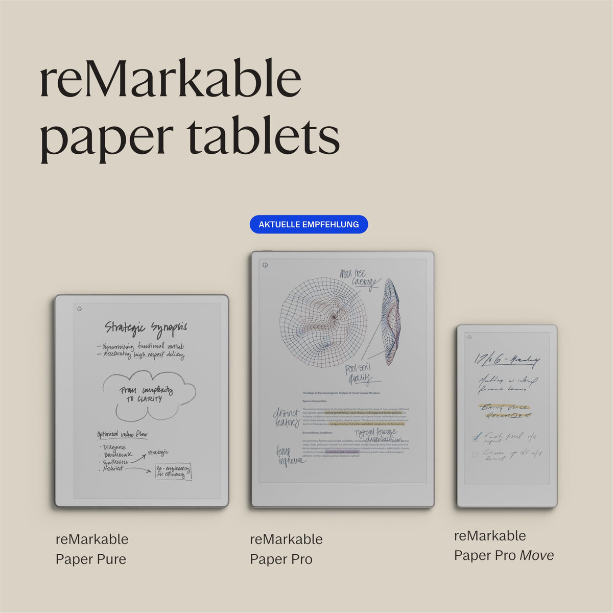 E-Ink-Tablet Paper Pro 11,8 Zoll Farbdisplay 64 GB 2 GB RAM Marker Plus 2160 x 1620 Pixel Linux USB-C Grau