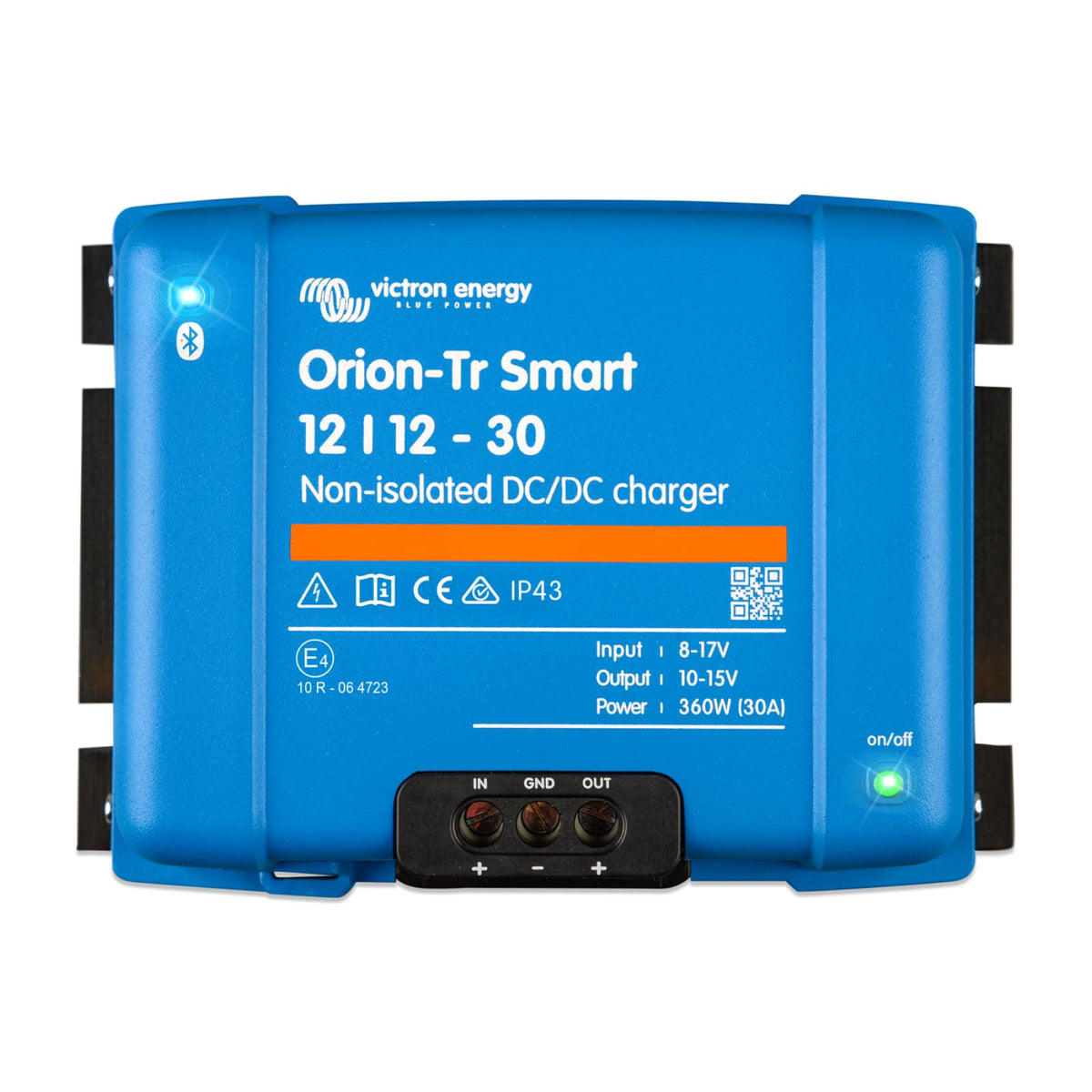 DC-DC Ladebooster Orion-Tr Smart 12/12V 30A nicht isoliert mit Bluetooth für Blei- und Lithiumbatterien