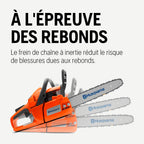 Tronçonneuse thermique 120 Mark II moteur X-Torq 38,2 cm³ guide 35 cm chaîne H37 modèle 967861903