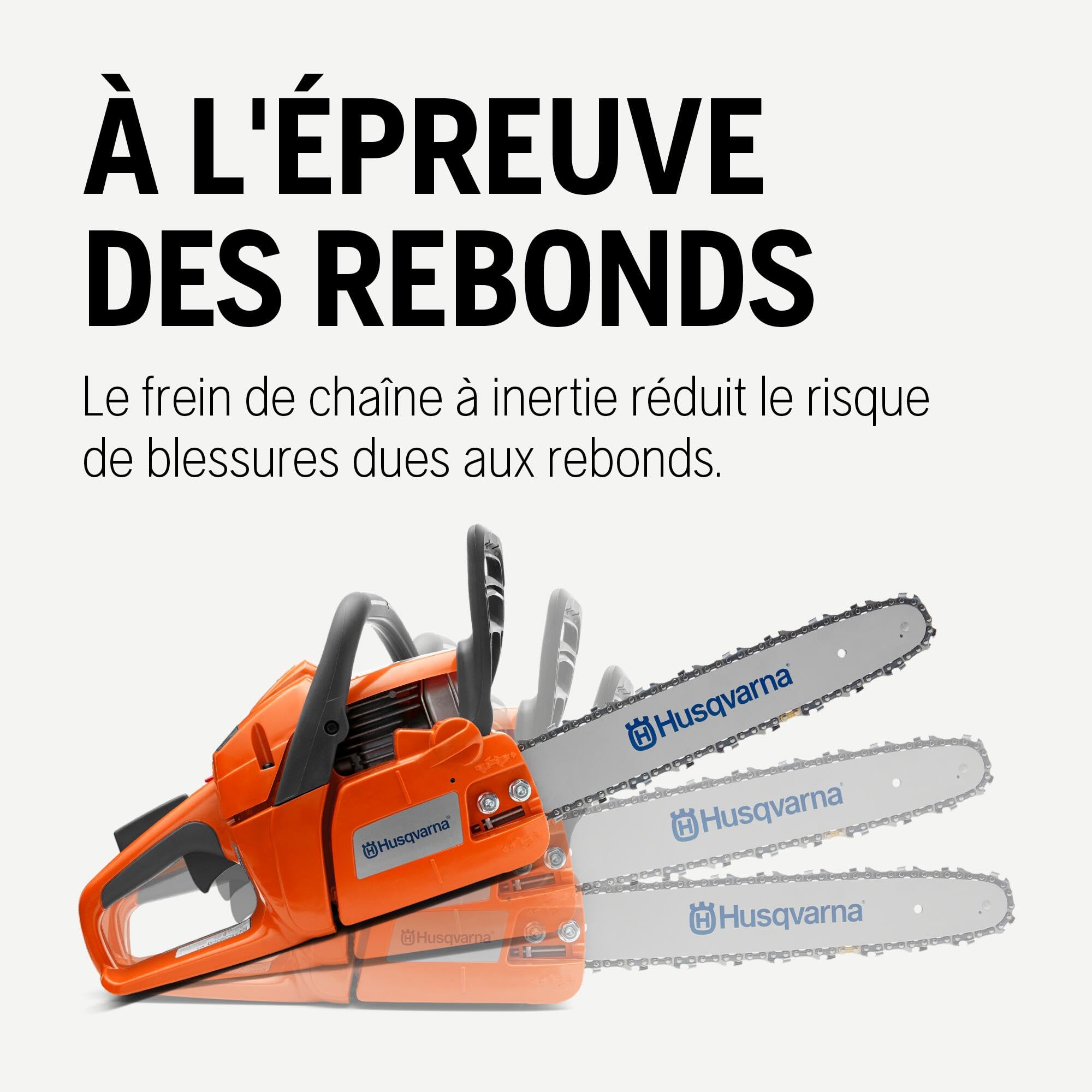 Tronçonneuse thermique 120 Mark II moteur X-Torq 38,2 cm³ guide 35 cm chaîne H37 modèle 967861903