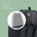 Kindersitz mitwachsend i-Size 76-150 cm, Titan Plus, ISOFIX mit Top-Tether, G-CELL-Seitenaufprallschutz, 4 Liegepositionen, 11-fach verstellbare