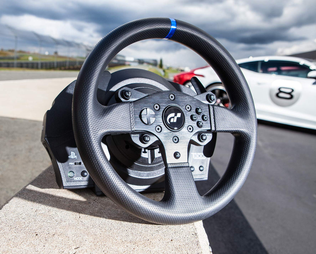 Volant de course T300 RS GT avec pédales retour de force Gran Turismo USB compatible PC PS4 PS5