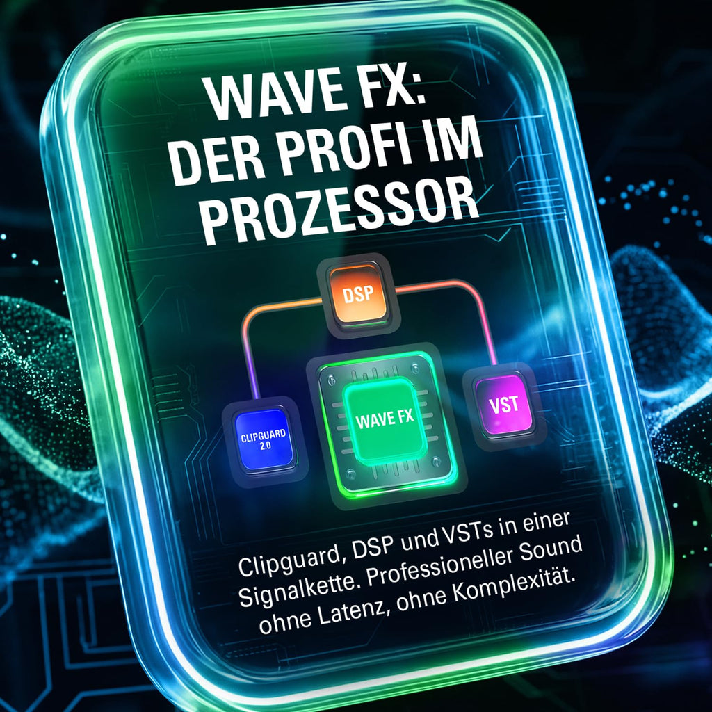 USB-Audio-Interface und DSP-Mixer Wave XLR MK.2 mit 2 Kanälen für Windows 11 und macOS 14.2
