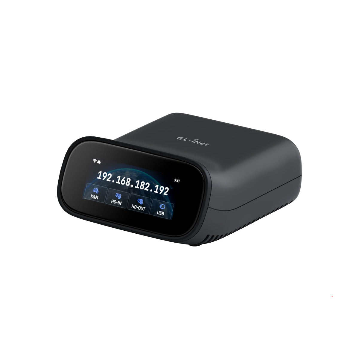 Remote KVM Comet Pro GL-RM10 mit Wi-Fi 6 4K@30FPS Video-Passthrough Touchscreen Zwei-Wege-Audio und Tailscale