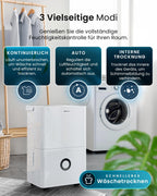 Luftentfeuchter 30L in 24h mit WLAN & App, Feuchtigkeitssensor und 4L Wassertank