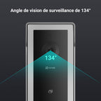 Visiophone connecté WiFi CP5 écran tactile 7 pouces installation 2 fils 1080p audio bidirectionnel vision nocturne