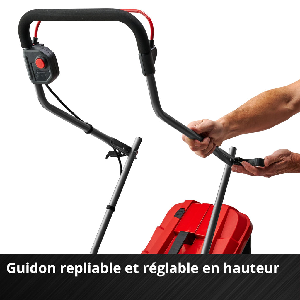Tondeuse à gazon sans fil GE-CM 18/33 Li Power X-Change 18V largeur de coupe 33 cm avec batterie 4,0 Ah et chargeur