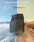 Tapis de sol pour Tesla Model Y Juniper 2025 2026 set 4 pièces en TPE imperméable antidérapant ajustement précis