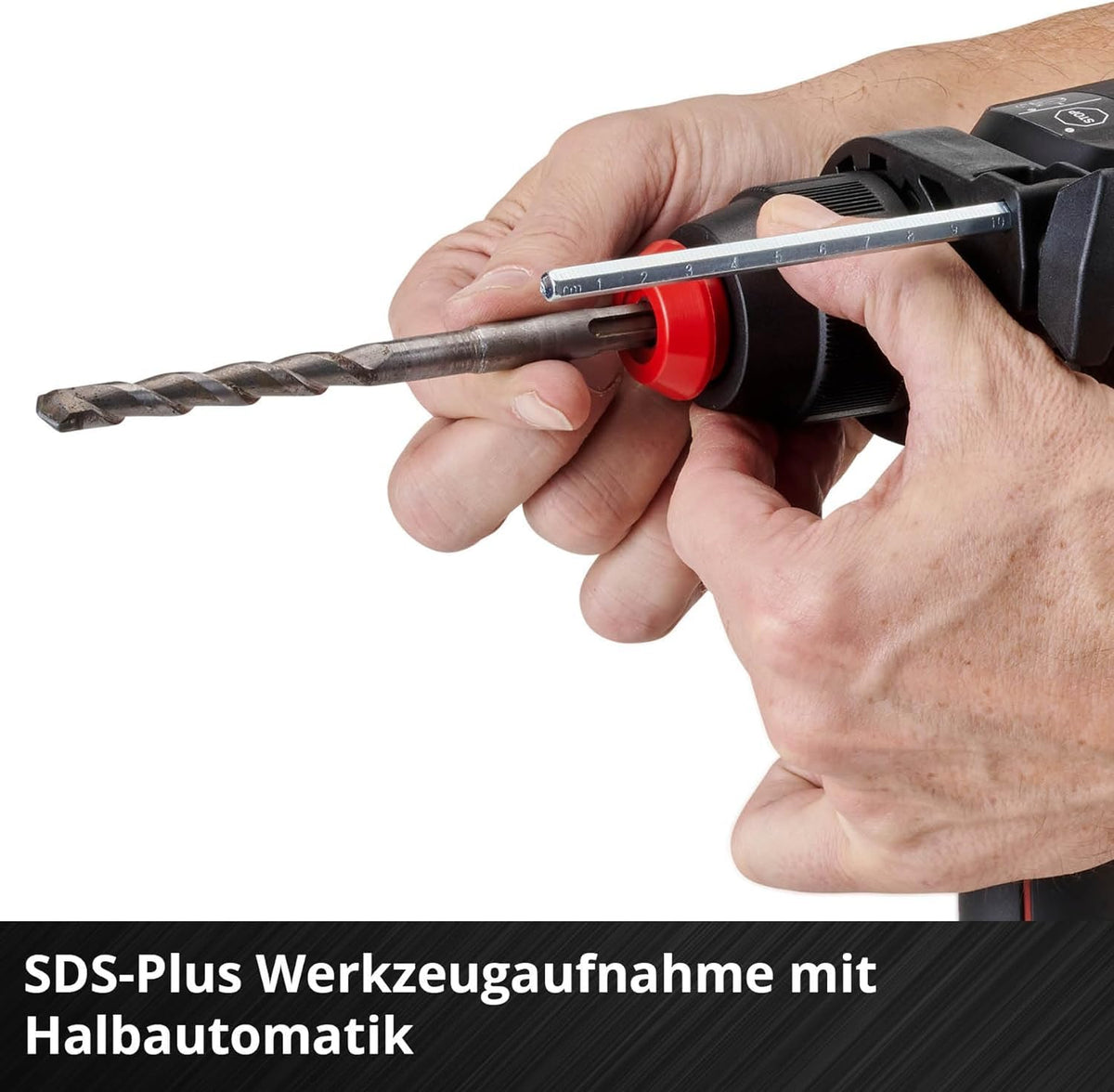 Akku-Bohrhammer TP-HD 18/26 Li BL Solo mit 18 V Brushless-Motor, 2,6 J und SDS-plus für 26 mm Bohrleistung in Beton, 4 Funktionen, im Koffer ohne Akku
