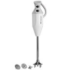 Stabmixer P 200 Profi mit Multimesser, Schlagscheibe und Quirlscheibe, 200 W, 2 Stufen bis 17.000 U/Min, weiß/grau