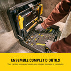 Valise à outils 142 pièces STMT98109-1 avec outils de serrage vissage pinces tournevis clés marteau et accessoires