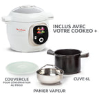 Multicuiseur intelligent Cookeo CE85CA10 6 L 1600 W avec écran tactile recettes intégrées et application de cuisson
