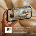 Moniteur bébé intelligent Dream Sock suivi fréquence cardiaque oxygène sommeil en temps réel WiFi Bluetooth rose