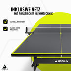 Indoor Tischtennisplatte klappbar Inside J15 274 x 152,5 x 76 cm 15 mm Plattenstärke Metallrahmen Netz