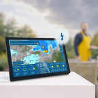 WLAN-Wetterstation wetteronline home 4 mit WetterRadar und 11-Zoll-Full-HD-Display, 14-Tage-Vorhersage und Unwetterwarnungen