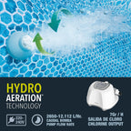 Stérilisateur au sel QS700 Plus pour piscine jusqu'à 56 m³ avec affichage digital programmateur intégré débit 3 à 12 m³/h