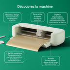 Machine de découpe créative Explore 5 8003087 30,5 cm pour vinyle papier tissu et étiquettes avec kit Deluxe