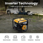Générateur d'onduleur portable 3500 W à moteur 4 temps onde sinusoïdale pure pour alimentation électrique extérieure
