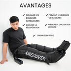 Appareil de pressothérapie jambes et pieds avec 6 modes et 4 chambres compression portable avec sac